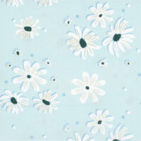Een afbeelding van AH Servet bloem blauw