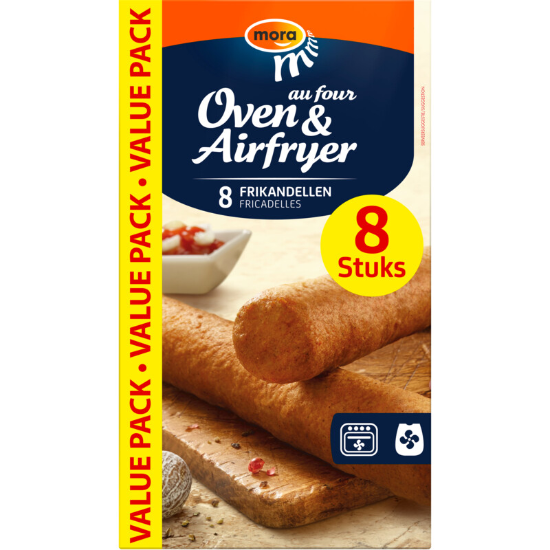 Een afbeelding van Mora Oven & airfryer frikandellen