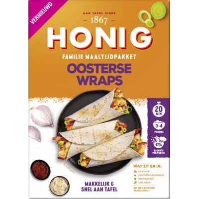 pdp-image-Honig Familie maaltijdpakket Oosterse wraps