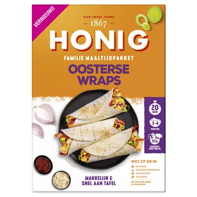 pdp-image-Honig Familie maaltijdpakket Oosterse wraps
