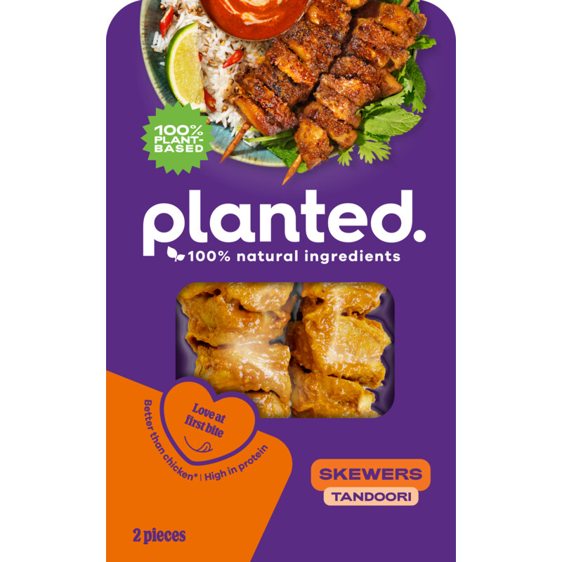 Een afbeelding van Planted Skewers tandoori