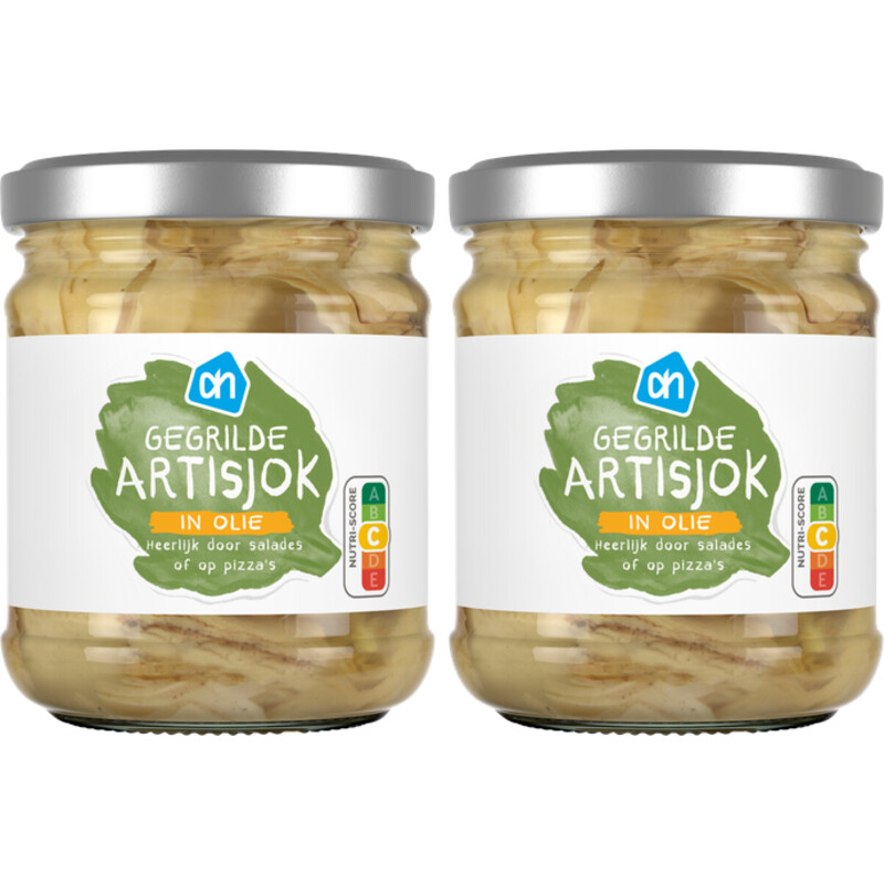 Een afbeelding van AH Gegrilde artisjok in olie 2-pack