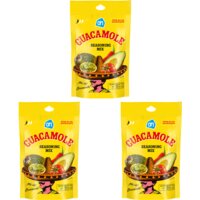 Een afbeelding van AH Guacamole seasoning mix 3-pack