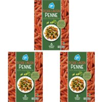 Een afbeelding van AH Rode linzen penne 3-pack