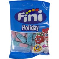 Een afbeelding van Fini Pink & blue bottles
