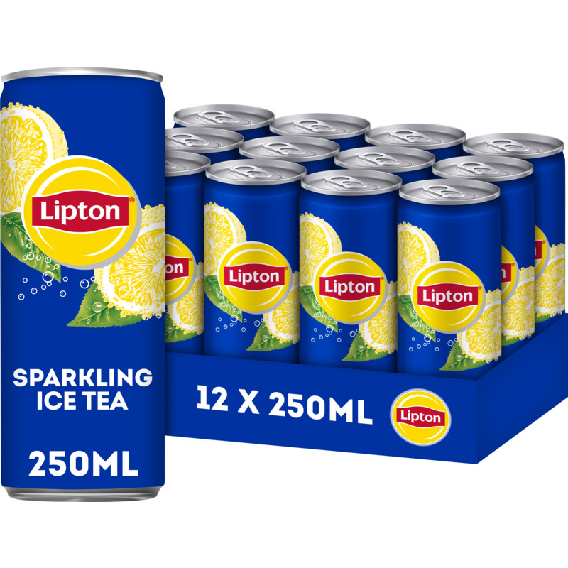 Een afbeelding van Lipton sparkling 12-pack