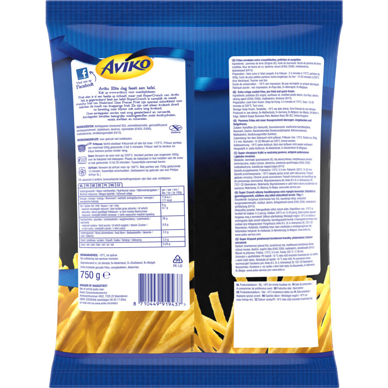 Een afbeelding van Aviko Supercrunch originals Franse friet