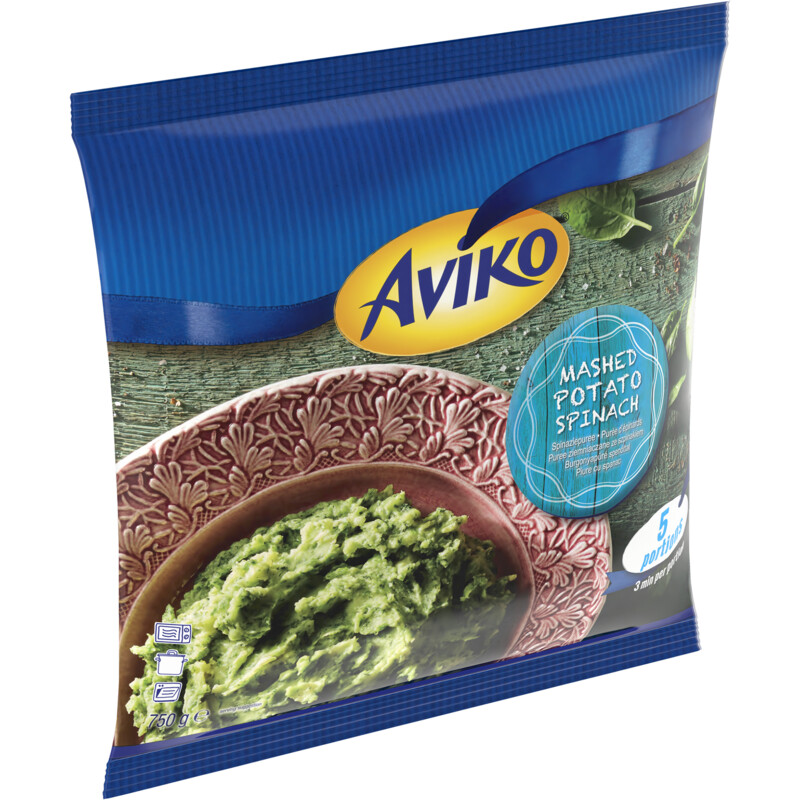 Een afbeelding van Aviko Aardappelpuree spinazie