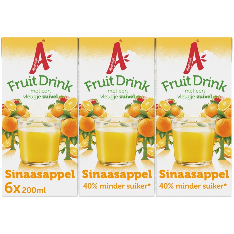 Een afbeelding van Appelsientje Fruitdrink sinaasappel 6-pack