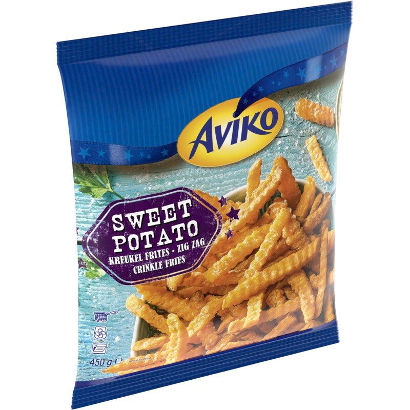 Een afbeelding van Aviko Zoete aardappel kreukel friet