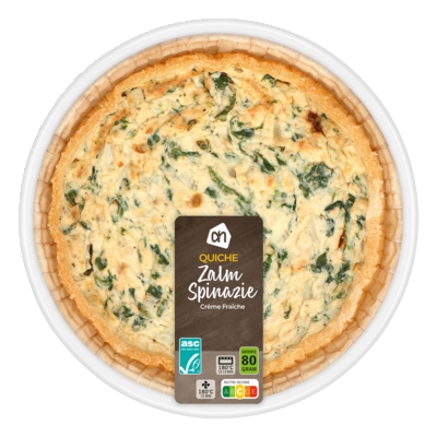 pdp-image-AH Quiche zalm spinazie