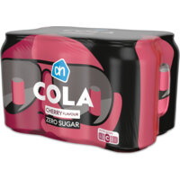 Een afbeelding van AH Cola zero sugar cherry 6-pack