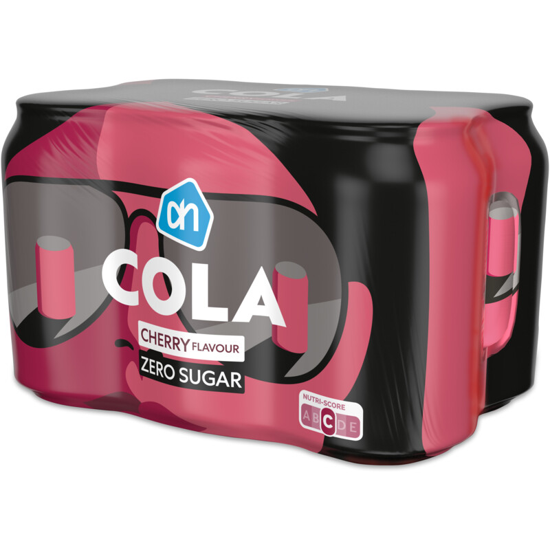 Een afbeelding van AH Cola zero sugar cherry 6-pack