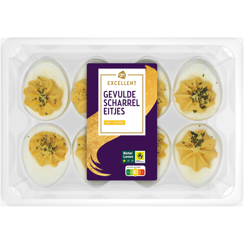 Een afbeelding van AH Excellent Gevulde scharreleitjes met kerrie