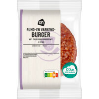 Afbeelding van Rund- en varkensburger met rundereiwit