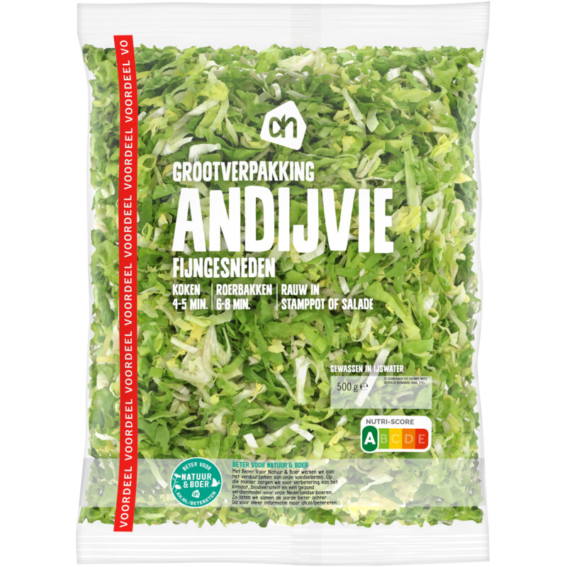 Een afbeelding van AH Andijvie fijngesneden grootverpakking