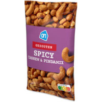 Een afbeelding van AH Spicy cashew & pindamix gezouten