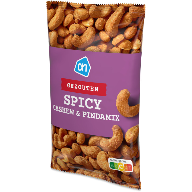 Een afbeelding van AH Spicy cashew & pindamix gezouten