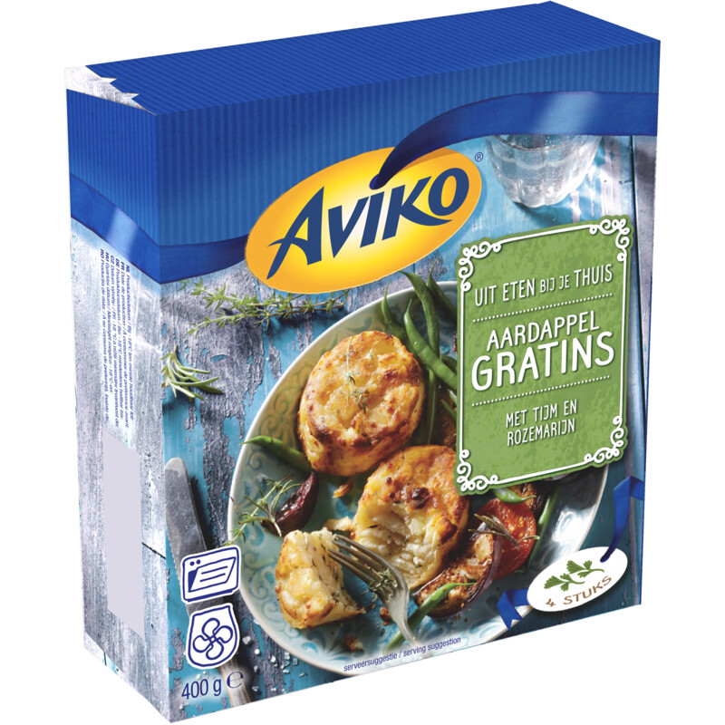 Een afbeelding van Aviko Aardappel gratin met tijm & rozemarijn