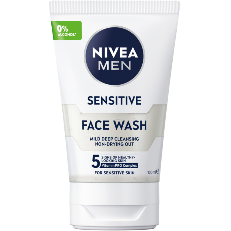 Een afbeelding van NIVEA Men sensitive gezichtsreiniger gel