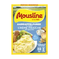 Mousline Aardappelpuree crème fraiche bieslook