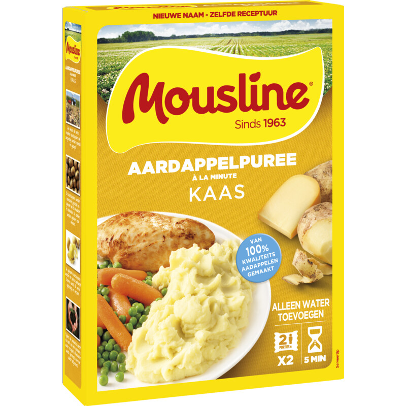 Een afbeelding van Mousline Aardappelpuree kaas
