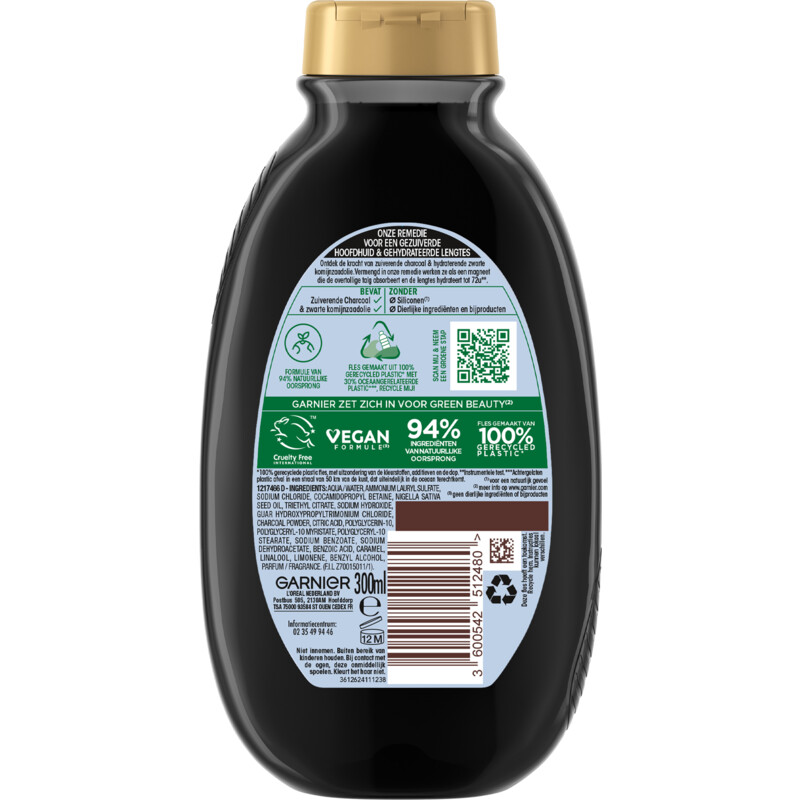 Een afbeelding van Loving Blends Magnetic charcoal shampoo