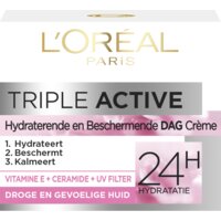 Een afbeelding van L'Oréal Triple active hyraterende dagcrème