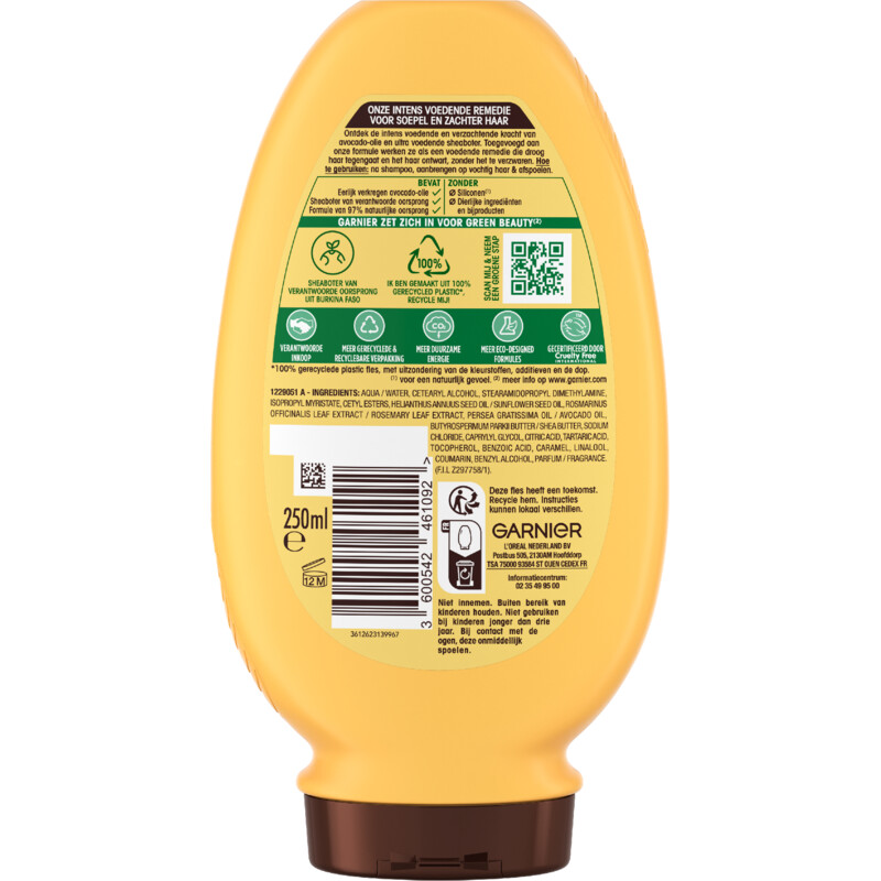 Een afbeelding van Loving Blends Avocado olie intens voedende conditioner