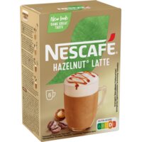 Een afbeelding van Nescafé Hazelnut latte oploskoffie