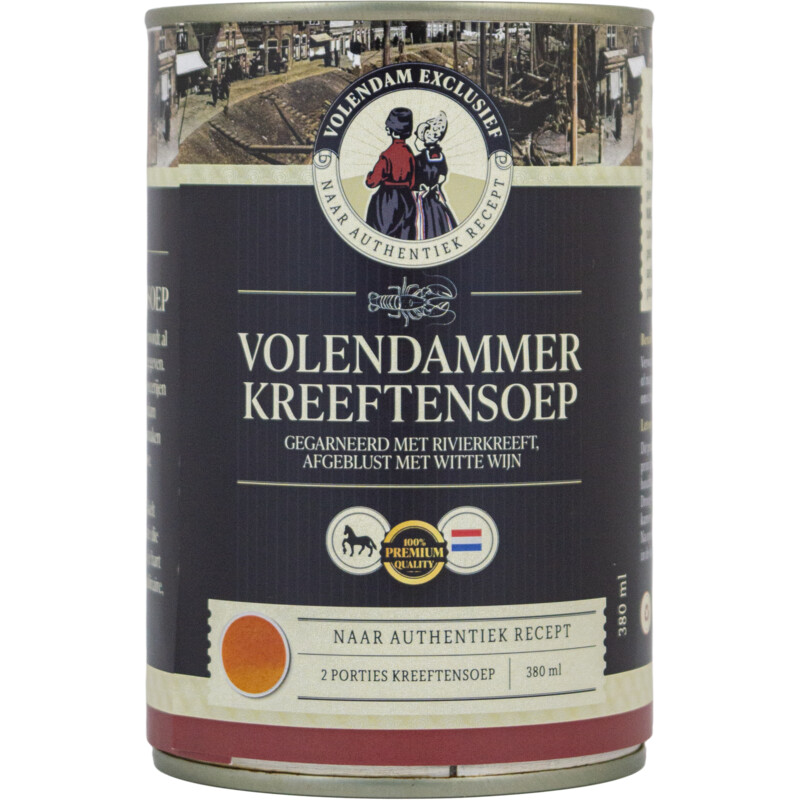 Een afbeelding van Volendam Exclusief Volendammer kreeftensoep