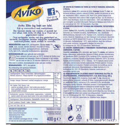 pdp-image-Aviko Aardappel gratin met tijm & rozemarijn