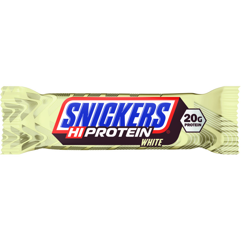 Een afbeelding van Snickers Hi protein white reep