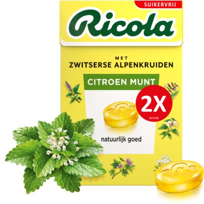 pdp-image-Ricola Citroen munt suikervrij 2-pack