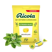Ricola Citroen munt suikervrij