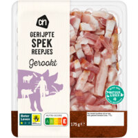Een afbeelding van AH Drooggezouten spekreepjes