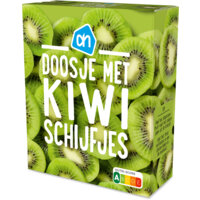 Een afbeelding van AH Doosje met kiwi schijfjes