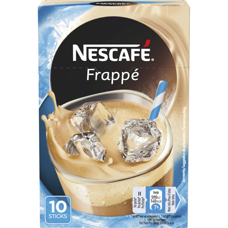 Een afbeelding van Nescafé Frappé ijskoffie oploskoffie