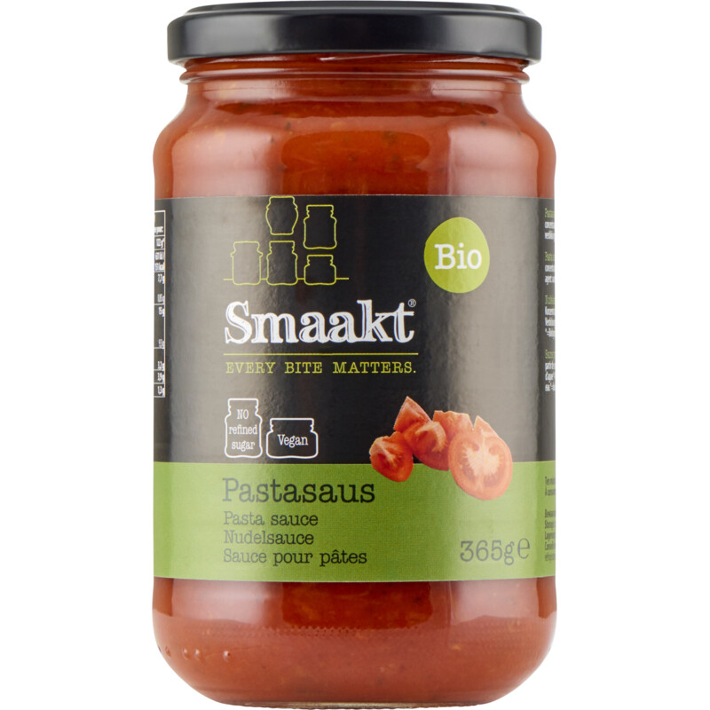 Een afbeelding van Smaakt Pastasaus 365g - bio