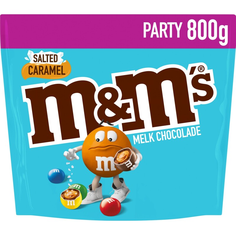 Een afbeelding van M&M'S Gezouten karamel melk chocolade party