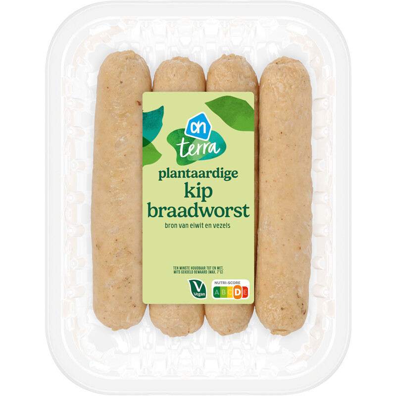 Een afbeelding van AH Terra Plantaardige kipbraadworst