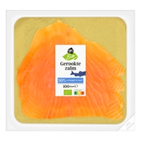 AH Biologisch Gerookte zalm 30% verlaagd in zout