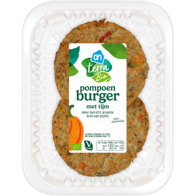 pdp-image-AH Terra Plantaardige biologische pompoenburger