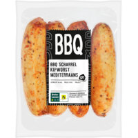 Een afbeelding van AH BBQ scharrel kipworst mediterraans