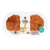 AH Scharrel kipburger jalapeño 2 stuks