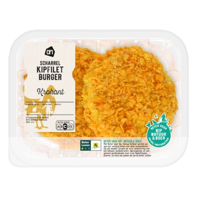 pdp-image-AH Scharrel krokante kipfiletburger 2 stuks