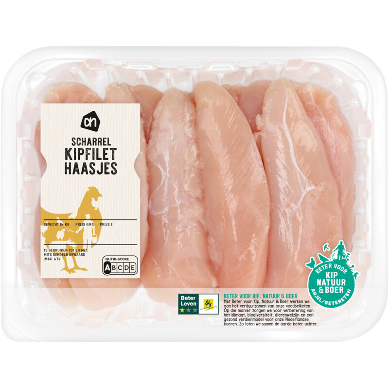Een afbeelding van AH Scharrel kipfilethaasjes