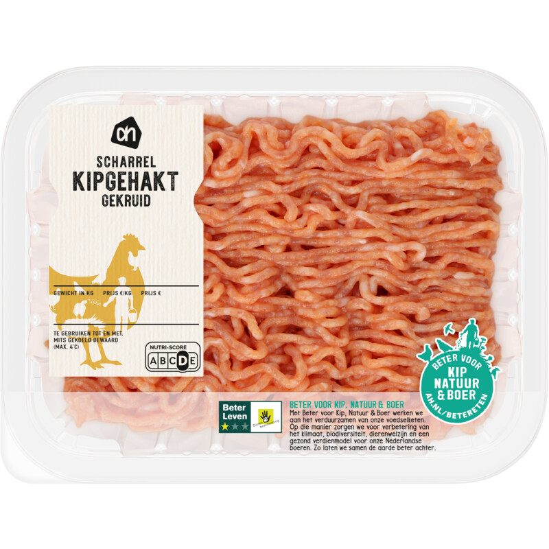 Een afbeelding van AH Scharrel kipgehakt gekruid