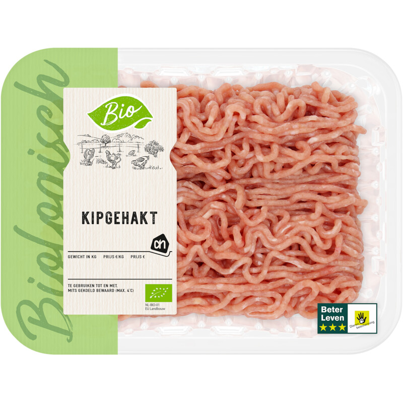 Een afbeelding van AH Biologisch Kipgehakt