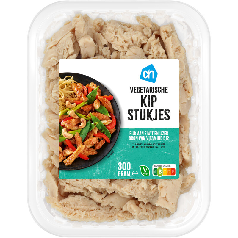 Een afbeelding van AH Vegetarische kipstukjes